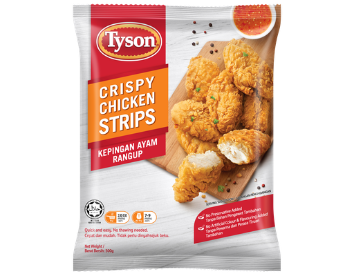Tyson Crispy Chicken Strips, 600g Quick and Easy