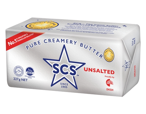 SCS Butter Unsalted, 227g - Pure Creamery Butter