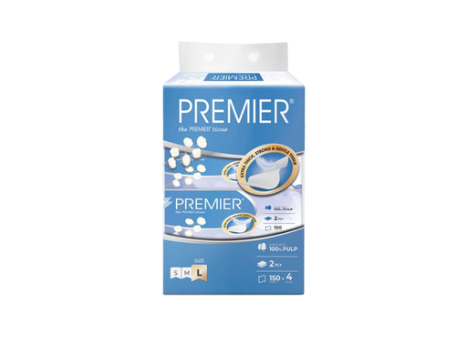 Premier Facial Tissue Soft Pack 4x150 - Soft & Durable