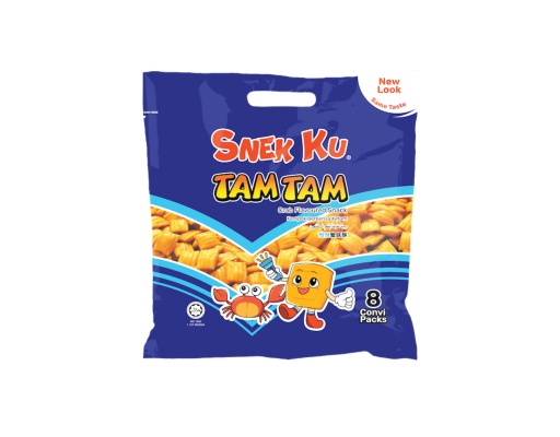 Tam Tam Crab Flavoured Snack Snek Ku image 0