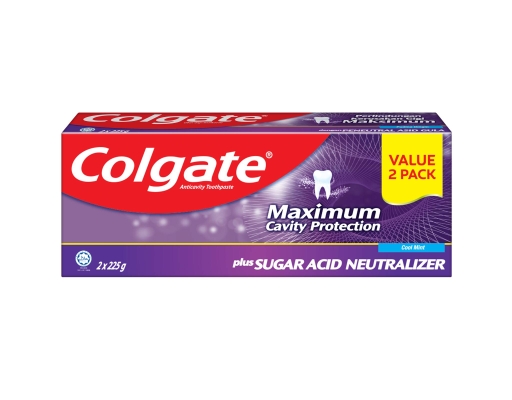 Toothpaste Sugar Acid Neutraliser Value Twin Pack Colgate image 0