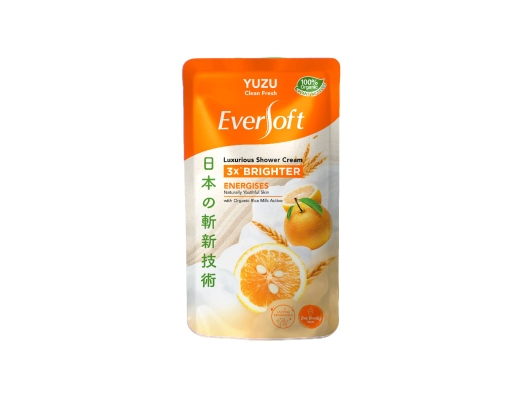 Yuzu Shower Cream Pouch Eversoft image 0