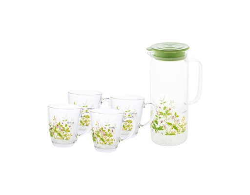5Pc Carafe & Mug Set - Provence Corelle image 0
