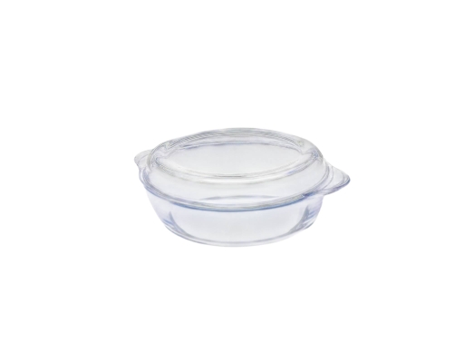 Round Casserole 2890Ml With Glass Lid Borart image 0