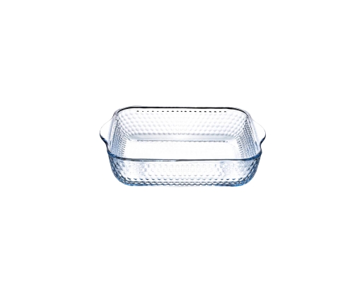Square Honeycombed Embossed Baking Dish Borart image 0
