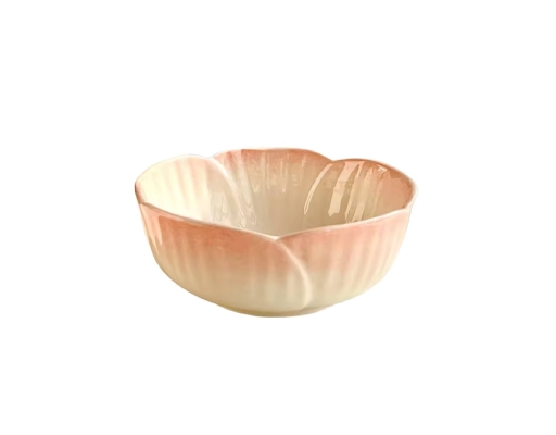 Gy 42 Anniversary 6" Pink Peony Noodle Bowl image 0