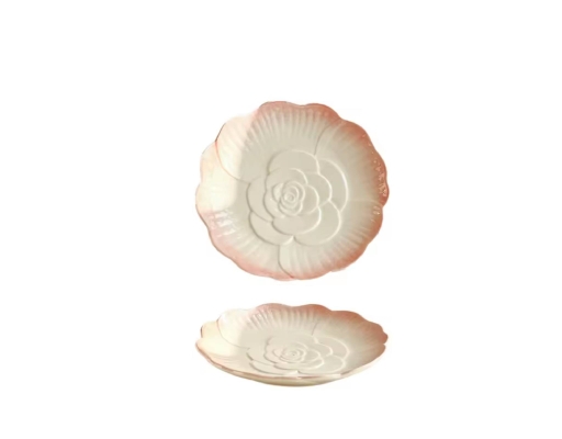 Gy 42 Anniversary 10" Pink Peony Dinner Plate image 0