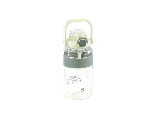 (Eguk-1500Bpa) 1500Ml Bottle With Straw -White Eplas image 0