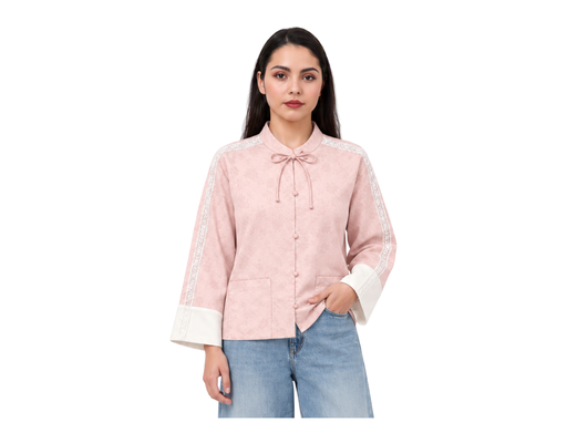 Satin Long Sleeve Jacket SCAR image 0