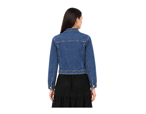Long Sleeve Denim Jacket With Stone SCAR image 1