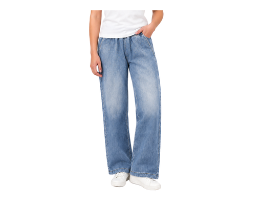 Elastic Denim Long Pants With Stone SCAR image 0
