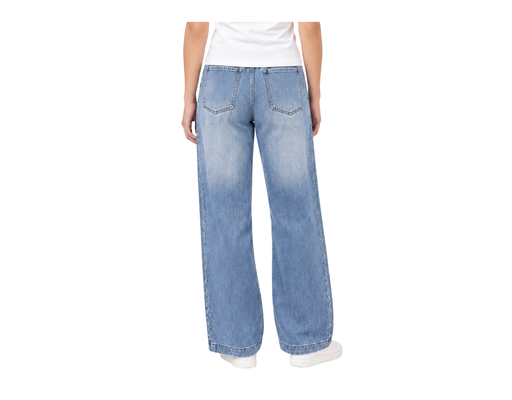 Elastic Denim Long Pants With Stone SCAR image 1