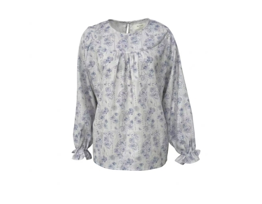 Textured Printed Blouse Puteri image 3