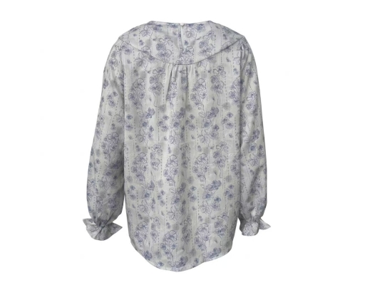 Textured Printed Blouse Puteri image 4