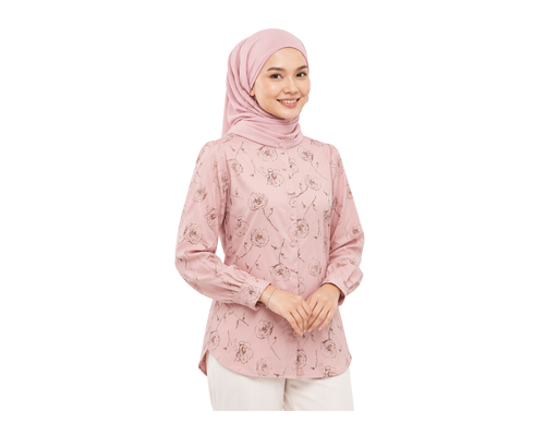 Velvet Shirt Puteri image 0