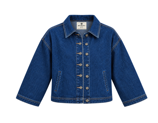 Long Sleeve Denim Top PLUS COLLECTION image 2
