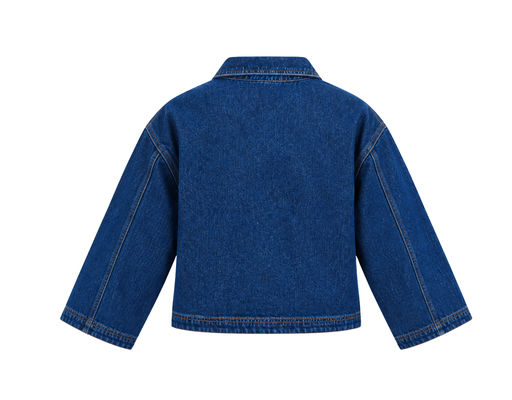 Long Sleeve Denim Top PLUS COLLECTION image 3