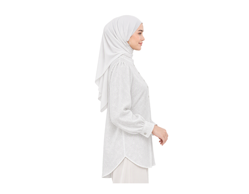Rubber Print Blouse Puteri image 2