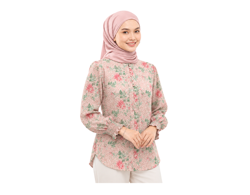 Shining Printed Blouse Puteri image 0