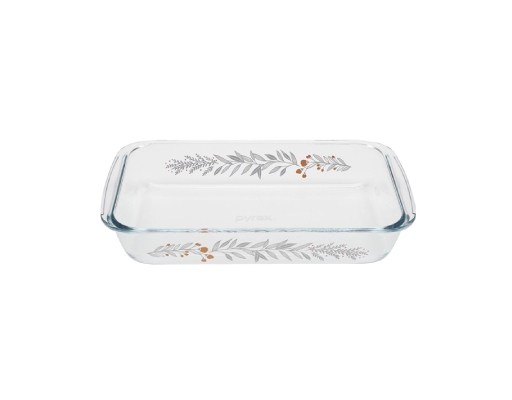 1.7L Rectangle Bakeware - Silver Crown Pyrex image 0
