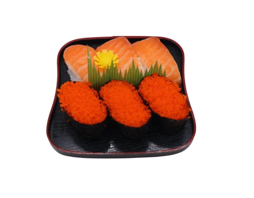Set Salmon Dengan Gunkan Masago image 0