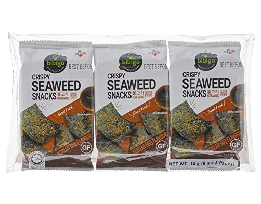 Bibigo Korean Crispy Seaweed BBQ CJ image 0