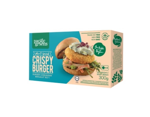 Plant Based Crispy Burger Pacific Greens image 0