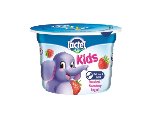 Kids Yogurt Strawberry Lactel image 0