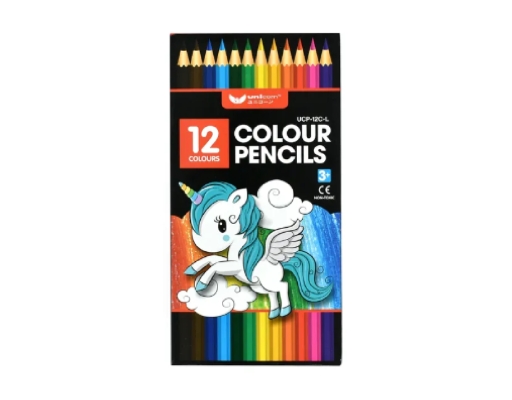 Unicorn 12 Colour Pencils (UCP-12C) | myaeon2go