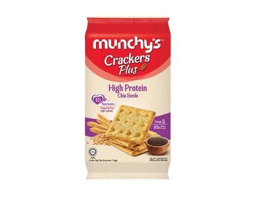 Crackers Plus Hi Protein Chia Seeds Munchy's image 0