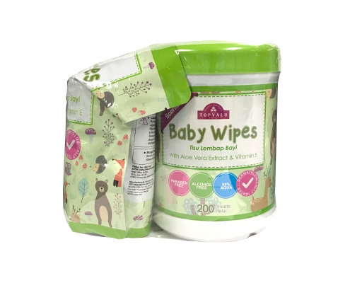 Baby Wipes Scented Value Pack TOPVALU image 0