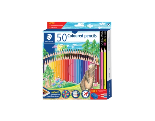 Coloured Pencil 50 Colours (143 C50P) Staedtler image 0