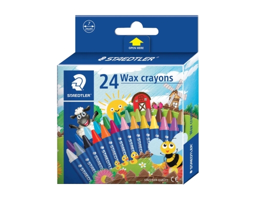 Jumbo Wax Crayon 24 Colours Staedtler image 0