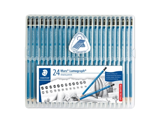 Staedtler Mars Lumograph Box Of 24 Degrees | myaeon2go