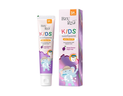 Bzu Bzu Kids Toothpaste Grape Flavour | myaeon2go