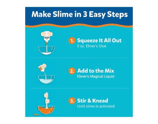 Washable Color Glue Blue Elmer's image 1