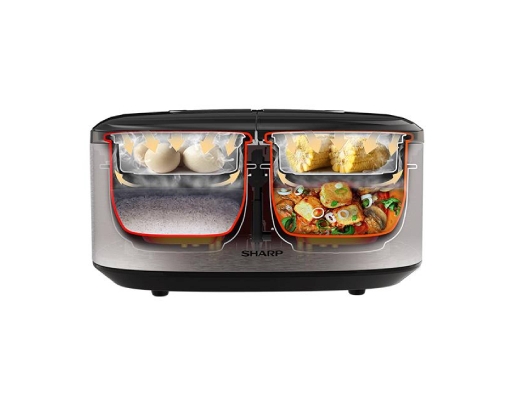 Sharp Twin Cooker (KNW509SL) | myaeon2go