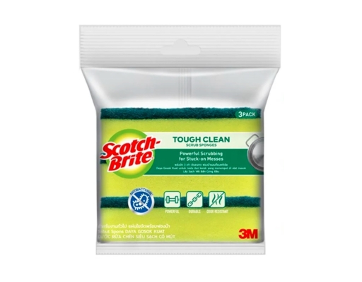 Tough Clean Scrub Sponges Scotch Brite image 0