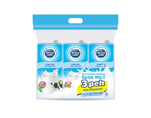 UHT Low Fat Milk Dutch Lady image 0