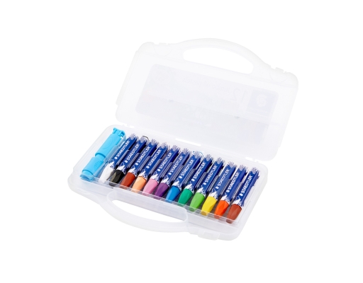 Jumbo Oil Pastels in Plastic Box 12 Colours (241 PB12) Staedtler image 3