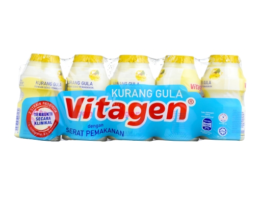 Cultured Milk Less Sugar Pineapple Vitagen image 0