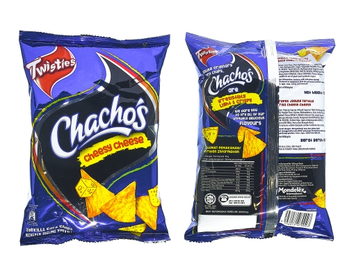 Twisties Chaco's Cheesy Cheese, 70 g - Light & Crispy