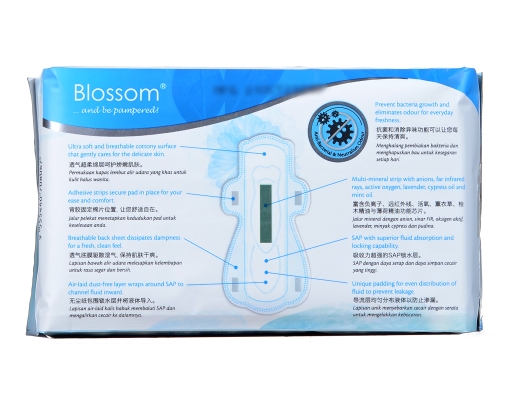 Antibacterial Overnight Ultra Thin Wing 410Mm Blossom image 1
