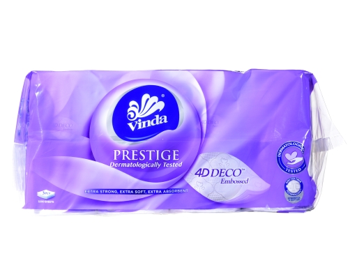 Deluxe Prestige 4D Toilet Paper 3ply Vinda image 0