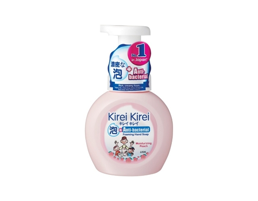 Anti-Bacterial Foam Hand Moisterizer Peach Kirei-Kirei image 0