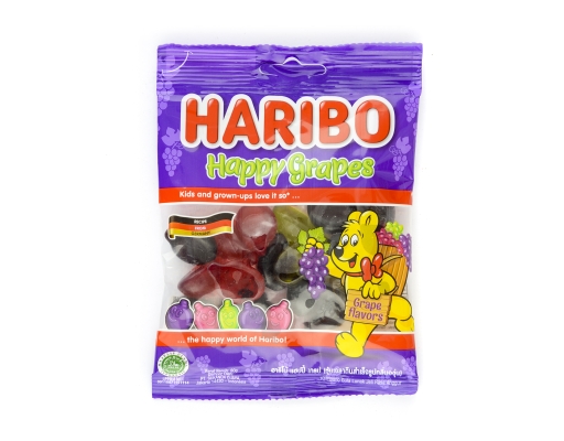 Haribo Happy Grapes Gummy Candy | myaeon2go