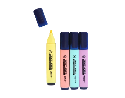 Unicorn Soft Pastel Textliner (UTL-808EC) | myaeon2go