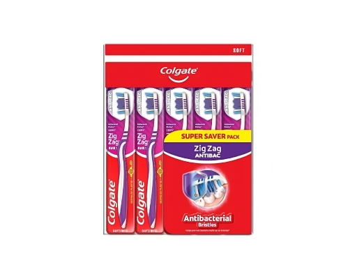 Toothbrush Zig-Zag Soft Colgate image 0
