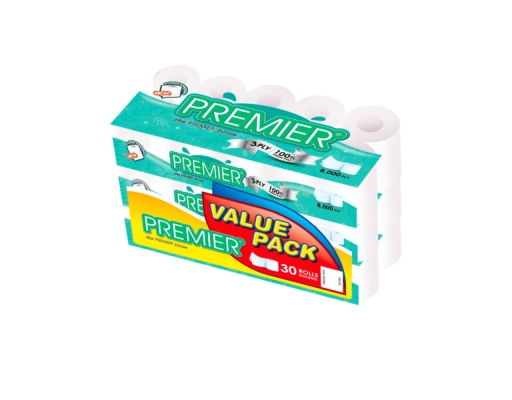 Pulp Toilet Roll 3 Ply Premier image 0
