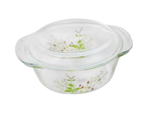 Provence Garden Casserole With Lid Pyrex image 0